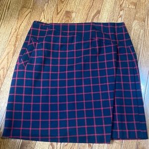 Faux-Wrap Skirt